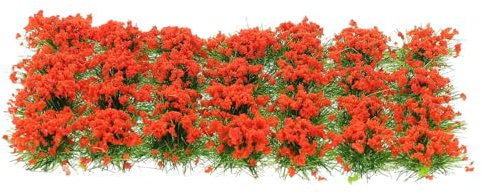 LALAFINA Boîte De Touffes De Fleurs Miniatures Statiques pour Modélisme Décor Micro-Paysage Et Maquettes Ferroviaires Touffes Herbe Artificielle Réalistes pour Scène Miniature Et Jardin Fée
