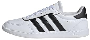 adidas Mujer Breaknet Sleek Shoes, FTWR White/Core Black/Gold Met., 36 2/3 EU