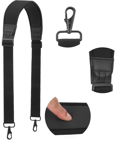 Lusofie Shoulder Strap, Thickening and widening Bag Strap, Adjustable Neoprene Shoulder Straps with Soft Pad for Briefcase Laptop Duffle Gym Bag Purses Luggage Messenger Bags