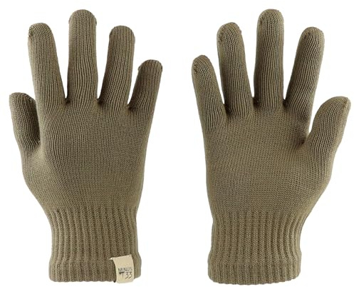 Merino Wool Glove Liner - Warm Base Layer - Ski Liner Glove - 3 Season Wear - Multiple Colors and Sizes - Tan499 - Medium
