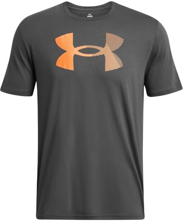 Under Armour Mens Ua Big Logo Fill T-Shirt, Castlerock, M-L UK
