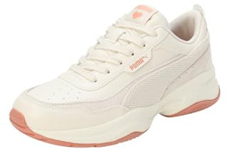 PUMA Women's Cilia Mode Coquette Sneaker, Warm White-DEEVA Peach-Alpine Snow, 7 UK