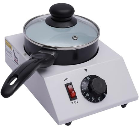 Donened - Elektrische Schokoladenschmelzer mit Deckel, Temperiergerät für Kuvertüre, 40W Schokolade Temperiermaschine, DIY Schokolade Schmelzgerät, Professionelle Maschine Schmelztopf