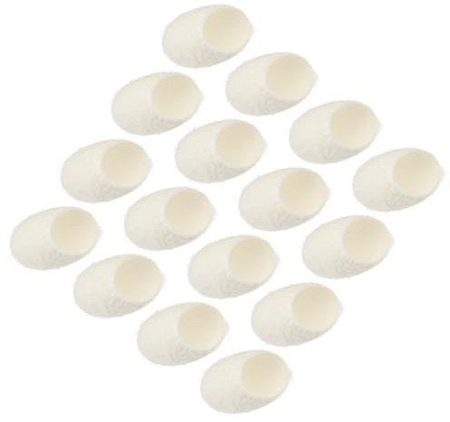 FIXOSHEE 100stücke Naturseidenbälle Für Gesichtsreinigung Peeling Und Entfernen Von Mitessern Sanft Für Hauttypen Und Tägliche Anwendung