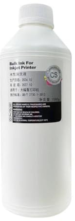 IYBYNYHN Solución de Limpieza, líquido de Lavado, Tinta a Base de Agua, Limpiador de Cabezal de impresión, Tinta de sublimación de Pigmento, Compatible con Impresora
