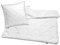 sleepling 192810 Bettwaren-Set Basic 160 Kopfkissen 80 x 80 cm + 4-Jahreszeiten Decke 155 x 220 cm Mikrofaser warm, weiß