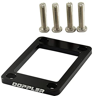cale admission clapet moto alu cnc doppler noir 5mm compatible avec am6/derbi euro2/euro3/euro4