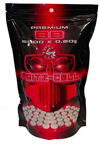 Airsoft Softair Kugeln Fritz-Cell Premium BBS 6 mm 0,20g Beutel 5000 Stück