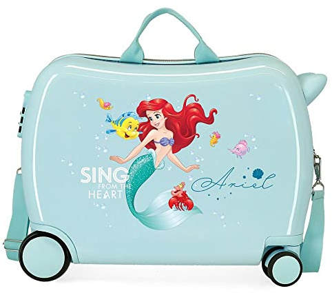 Disney Principesse valigia infantile blu 50 x 39 x 20 cm rigida ABS chiusura a combinazione laterale 34 L 1,8 kg 4 ruote