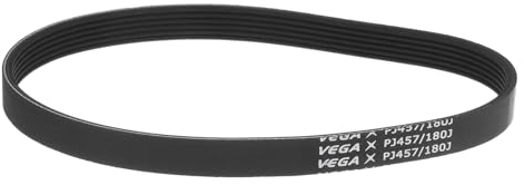 sourcing map 180J6 Rubber Poly V Belt, 6 Ribs PJ V-Ribbed Belt 457mm Length x 14mm Width x 3.5mm Thick, Industrial Transmission Drive Belt