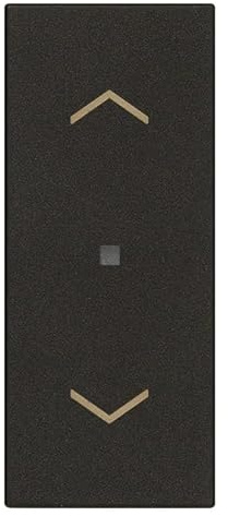 VIMAR 30196.G Quid Line Switch for Centralizable Roller Shutter with Slat Orientation, Possibility to Store Position, Black