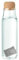 Carbón activado francés Jarra filtrante de vidrio 1,4L + 1 filtro de agua de carbón vegetal activado | jarra filtrante cero plástico