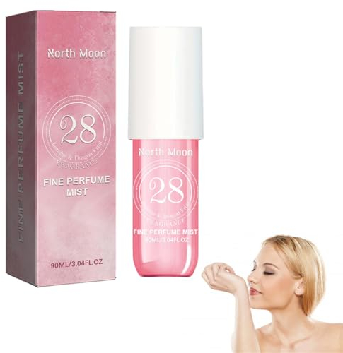 Body Sprays für Damen, Bodyspray -28, North Moon Parfum Duftspray, Fruity Body Spray, Geeignet Für Alle Frauen
