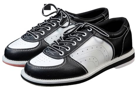 Yummsion Sport Scarpe da Bowling,Scarpe da Bowling da Uomo Allenamento,Scarpe da Bowling Donna,Traspirante,per destrimani e Mancini,per i Principianti e per i Giocatori amatoriali.