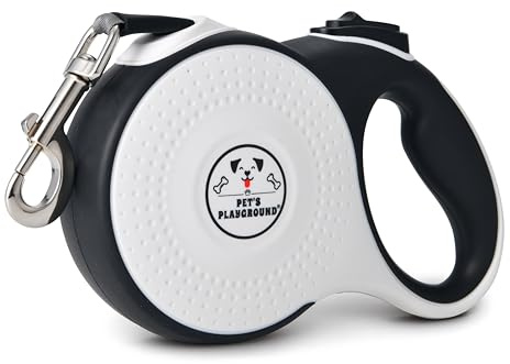 Pet's Playground Retractable Leash | Extendable Dog Lead - 8M Single Set, 50KG Max Weight