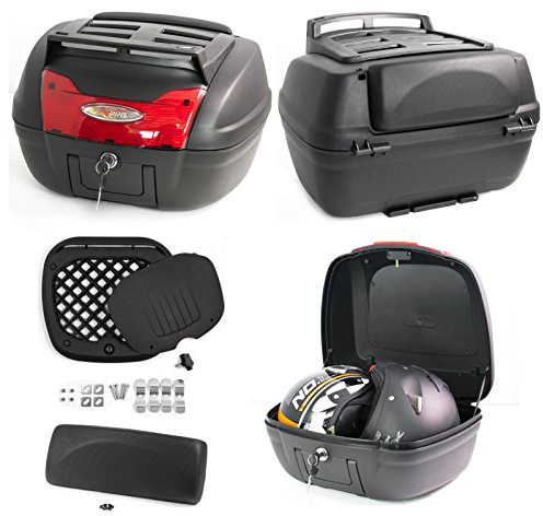 Top Case Motorrad Touring Top Box Koffer Gepäckträger Motorrad Scooter Quad 40 L