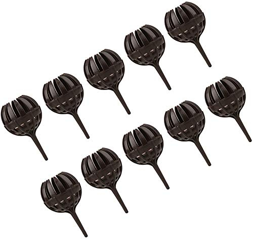 zosenda Lot de 10 paniers d'engrais pour bonsaï avec piquets, boîte d'engrais de culture pour bonsaï, orchidée, fleur, petite plante