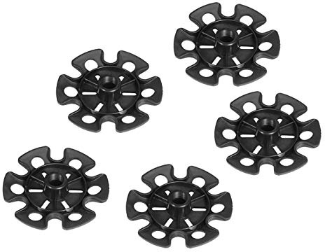 Canasta de Postes, Cesta Baston Esqui, 5 canastas de Bastones de Trekking, Kit de Accesorios de Repuesto de Palo de Senderismo de Goma Duradera para Nieve/Barro/Arena/pavimento/Grava/Piedra