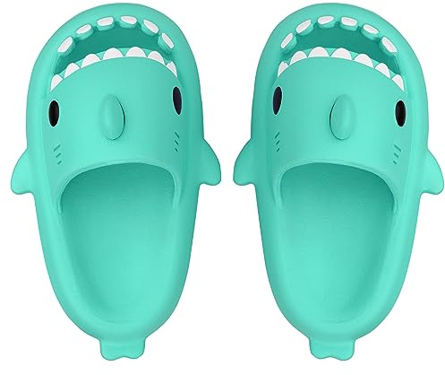 Lanivic Ciabatte Squalo Ragazzi Ragazze Scarpe da Spiaggia e Piscina Cartone Estive Open Toe Bambini Pantofole da Bagno Interno E da Esterno