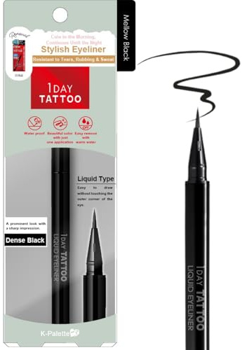 K-Palette 1DAY TATTOO Liquid Eyeliner 01 Mellow Black 0.67ml