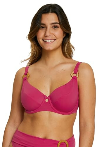 sans Complexe, Haut Maillot de Bain avec Armatures, Modèle Elevated Basics, Rose Virtuel, 95D