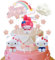 Tortendeko Kity Themed, 15 Stück Katze Figur Set Torte Deko Kuchendekoration, Kitty Cake Topper Decoration Tortenfiguren für Kinder Geburtstags Geschenk