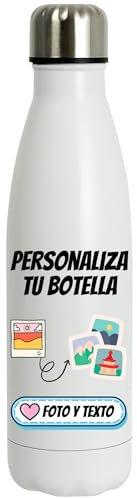 Fresh-Ko - Botella Termica Personalizada - 500 ml - Botella Personalizada - 12H Frio y Calor - Botella Agua Acero Inoxidable - Botellas Personalizadas - Botella agua termica
