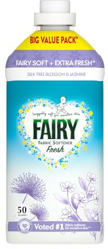 Fairy Fabric Conditioner Silk Tree Blossom & Jasmine, 1.65L