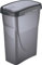 M home by Mazzei Mondex - Poubelle de Tri Sélectif 25L - Plastique Recyclé - Couvercle Basculant/Fixe - Système de Connexion - Gris Silver - Idéale Cuisine, Salle de Bain, Cellier - Fabriqué en Italie