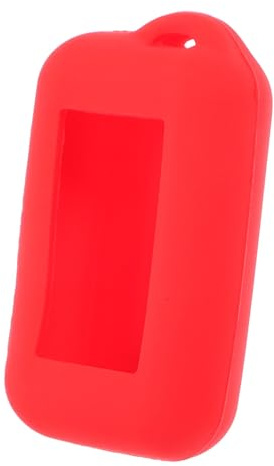 Pretyzoom Custodia in Silicone Per Chiave Telecomando Antifurto Con Allarme Automatico Per E90 E91 E61 Cover Protettiva Morbida E Resistente Porta Telecomando Antifurto Rosso