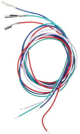 LOEFLIFA Set da 4 Cavi per Testina Fonografica Stereo Fili Portatestina per Giradischi e Fonografi Accessori Colori Identificativi per Sostituzione e Trasmissione Audio Stabile