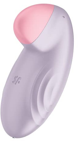 Satisfyer Tropical Tip Connect App Vibrator | Bluetooth Vibratoren für klitorale Stimulation | Ergonomisch & wasserdicht (IPX7) | Auflege-Vibrator aus hochwertigem Silikon für Frauen in Flieder