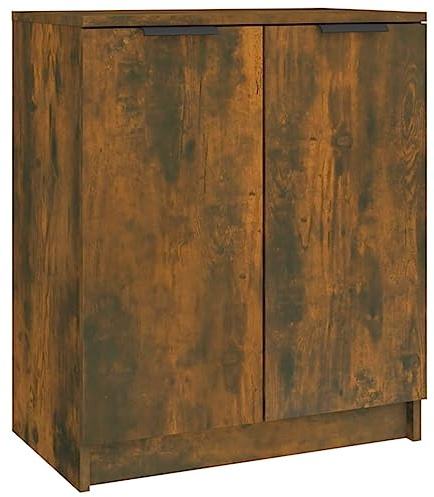 vidaXL Mueble Zapatero Soporte Entrada Pasillo Mobiliario Armario Almacenamiento Estantería Organizador en Casa Madera Contrachapada Color Roble