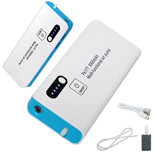 Aquarium Luftpumpe, Angeln Luftsprudler Luftpumpe USB Lithium Batterie Aufladen Sauerstoffpumpe Auto Sauerstoffpumpe Auto Sauerstoff für Indoor Outdoor Angeln