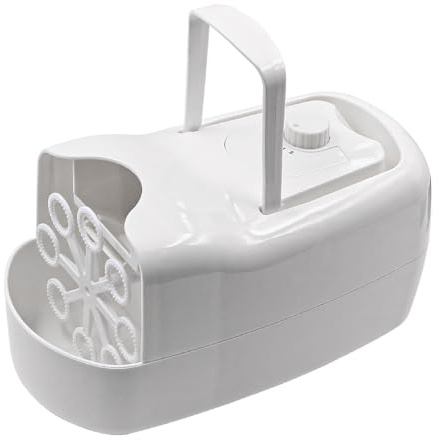 Tiardey Machine à Bulles Professionnelle pour fêtes de Mariage Fabricant de Bulles Automatique Portable pour l'extérieur (Blanc)