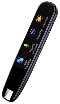 Jzoowar BolíGrafo Traductor de Idiomas, BolíGrafo de Lectura con Escaneo WiFi, BolíGrafo de TraduccióN Sin ConexióN, BolíGrafo de Diccionario, BolíGrafo de Escaneo Inteligente