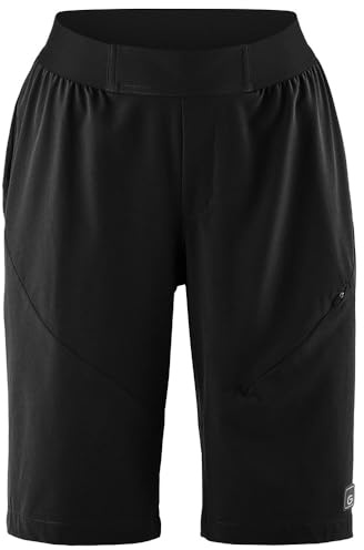 Gonso Damen Simplita Radhose kurz, Black, XXL