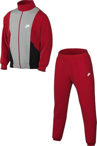Nike Club Web-Tracksuit Für Herren, University Red/Black/Lt Smoke Grey/White, HJ1985-657, XL