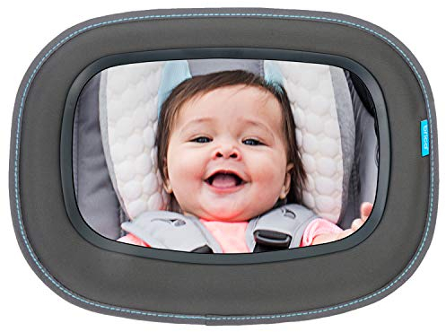 Munchkin Miroir de Siège Auto In-Sight Bébé | Miroir de Voiture Grand Angle pour Bébés & Tout-Petits Face à l'Arrière | 100 % Incassable & Testé en Cas de Collision | Accessoires de Voyage
