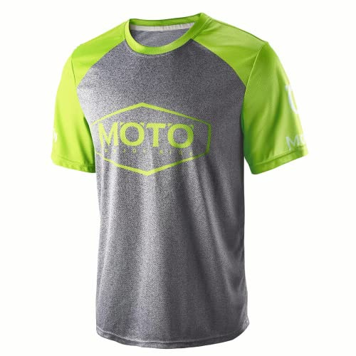 Wuzfully Maglietta da Ciclismo Uomo Maniche Corte Leggera Traspirante Maglia Enduro MTB per Mountain Bike Ciclismo Palestra