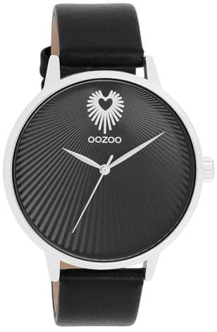 Oozoo Timepieces Damen Uhr | Armbanduhr Damen mit Lederarmband | Hochwertige Uhr für Frauen | Edle Analog Damenuhr in rund C11241