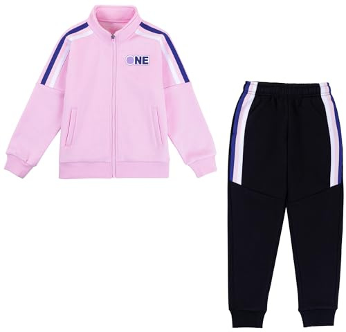 Tancefair Kids Track suit Ragazze Abbigliamento Set 2 pezzi Kids Tuta Ragazze Completo di Tuta Sportiva Jogging Set Giacca e Pantaloni Tute da Bambine età 4-15 Anni