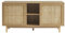 BAÏTA Sideboard Helena Eiche und Korbgeflecht 150 cm