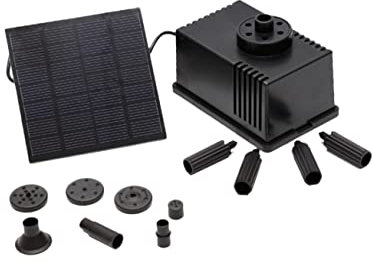 Sosoport 1.5w Solarbrunnenpumpe Für Draußen Kleine Solar-wasserpumpe Für Vogeltränken Aquarien Teiche Gartendekoration Schwimmend Mit Bürstenlosem Motor