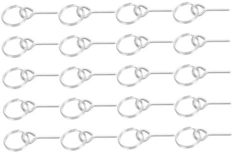 Veemoon 20pezzi Accessori Per Tende Outdoor Connettori Per Tende Leggeri e Resistenti Facili Da Installare Per Campeggio e Escursionismo