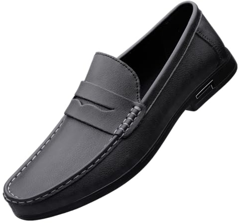 Mocassins Classiques en Daim pour Hommes Chaussures de Conduite Confortables Chaussures de Style Oxfords Pantoufles à la Mode 38-49 EU