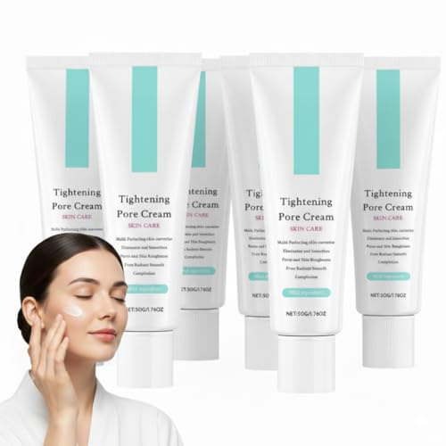 Tightening Pore Minimizer Cream, Youthful Formulated Deep Moisturizing Skincare Cream, Pore Dark Spot Remover Primer, Oil Control Moisturiser, Acne Moisturiser Treatment, Pores Shrinking Primer (6PCS)