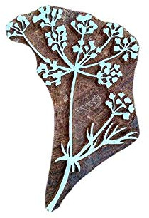 IFH Tree Carved Wooden Printing Block Stamp Indian Print Textile Fabric Border BP356.