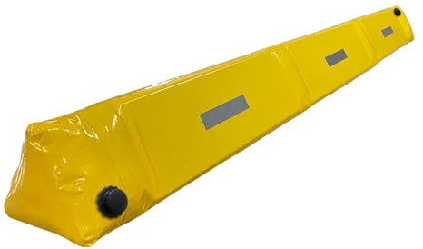 LTCANOPY Flood Barrier 10Foot Length 12Inch Height, Flood Sandbag Alternative, Water Filled Flood Control Barrier,Reusable PVC Flood Prevention Tube, Lightweight Water Barriers for Door Garage Home