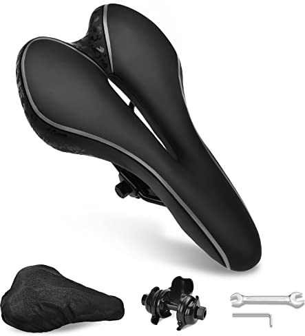 Mountainbikesadel cykelsadel för män och kvinnor kan ha en bekväm och ventilerande ihålig ergonomisk designsadel med vattentätt skydd MTB/racercykel/mountainbike